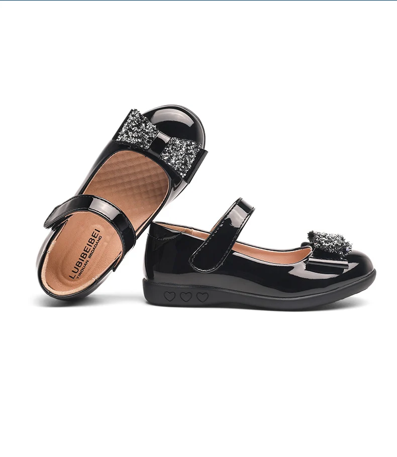 Girls Leather Shoes 2021 Wholesale Baby Girls Casual Genuine Leather Children Oxford Formal Girls Dress Shoes