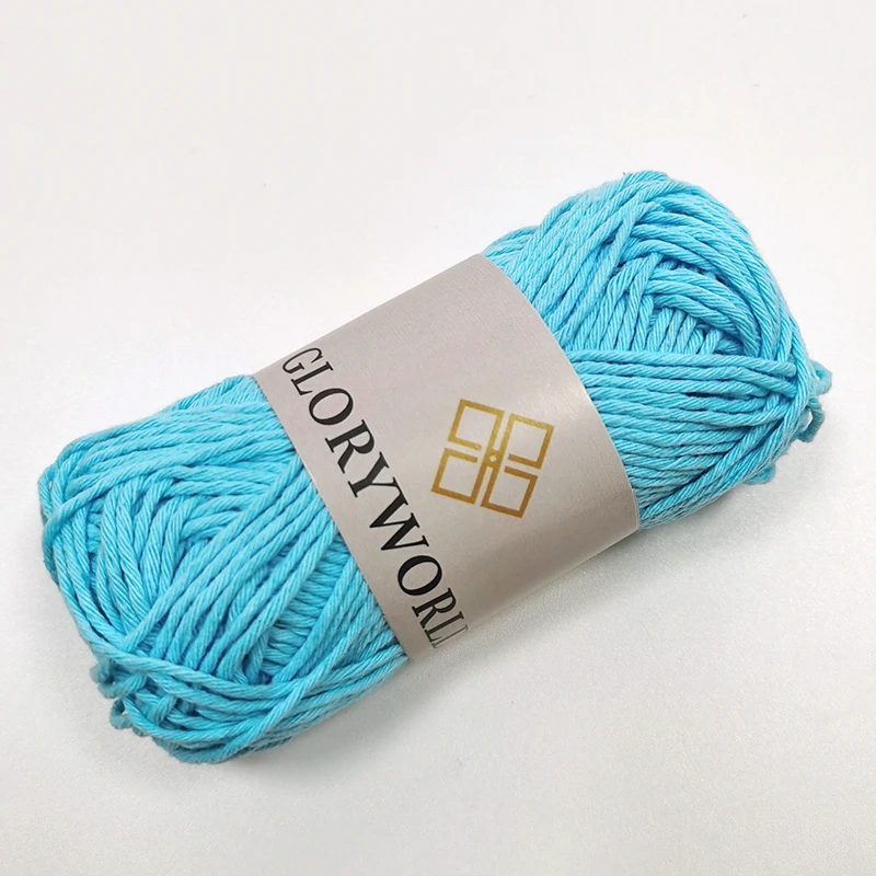 Европа супер горячий продавать из чесаного хлопка 9 прядей мягкой пряжи 50 г шарики для ручного вязания 100% молока хлопчатобумажной пряжи