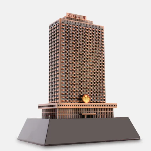 New design trophy metal building International Building metallic souvenir items Custom