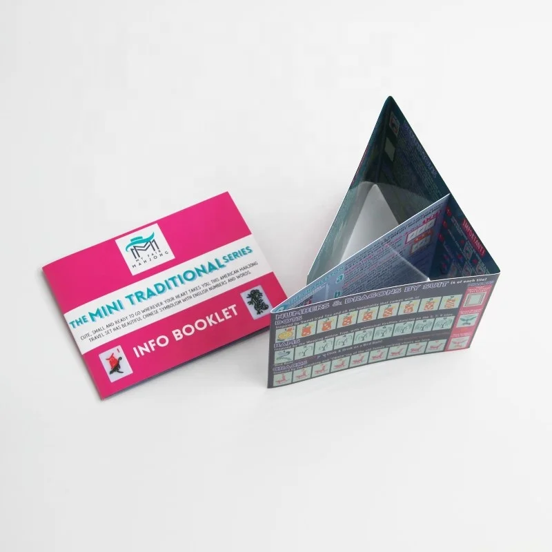 High Quality Printing Brochure Menu Printing Full Color Leaflets Double Coated Paper Brochure for Packaging