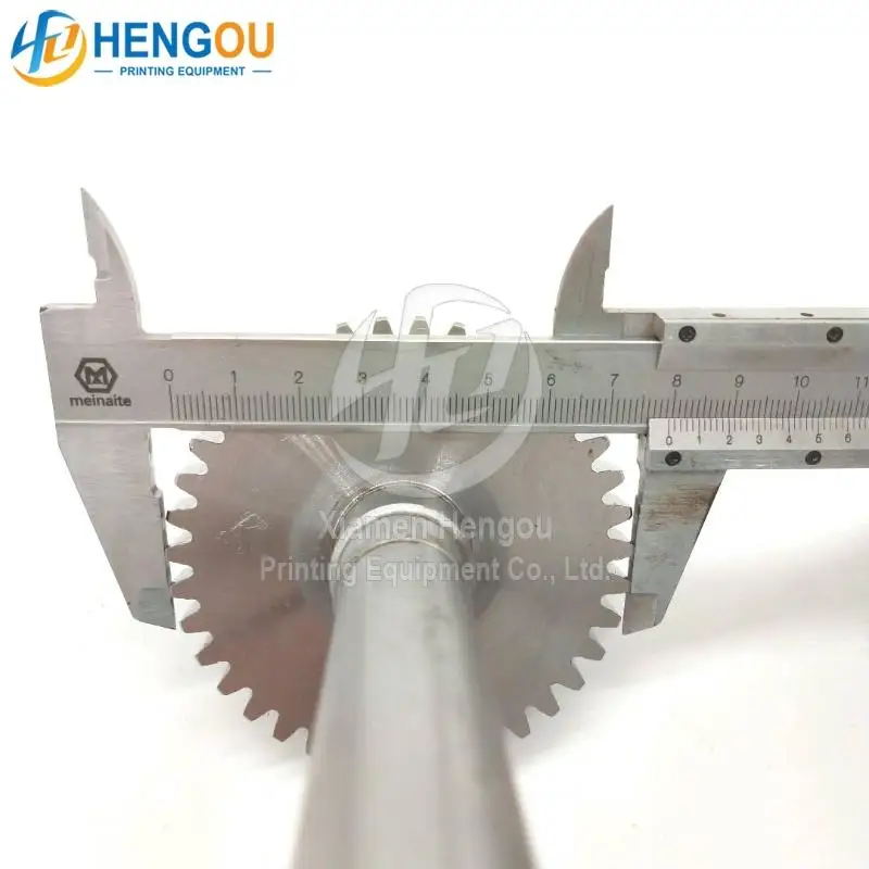 M2.030.510 Heidelberg SM74 water gear M2.030.510 38 tooth shaft water roller transmission gear_3