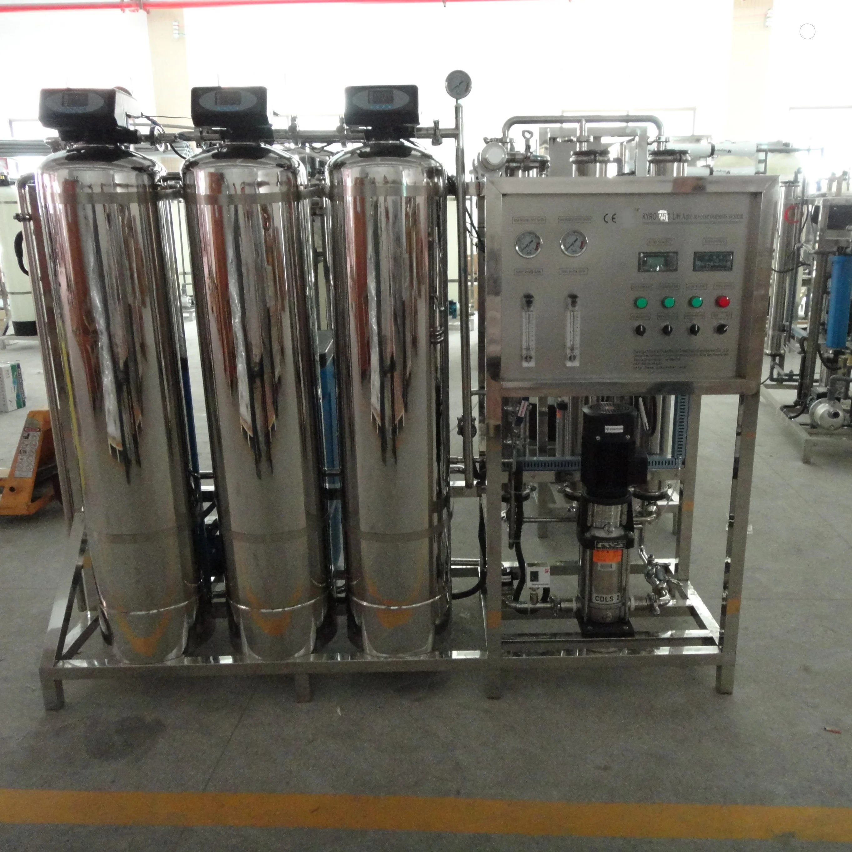 reserve osmosis faucet water purifier filter alkaline water machine ionizer water treatment plant