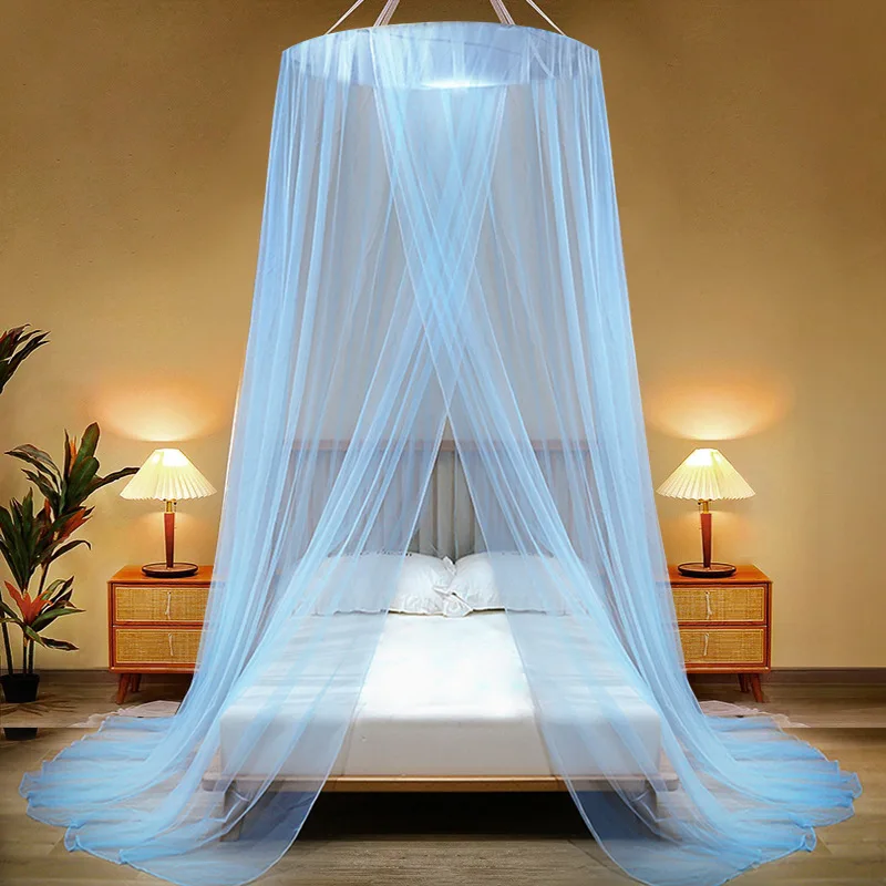 Tik Tok Portable Mosquito net double Bed Canopy Full Netting Bedding Bedroom Decoration Bed Valance girl bed canopies net