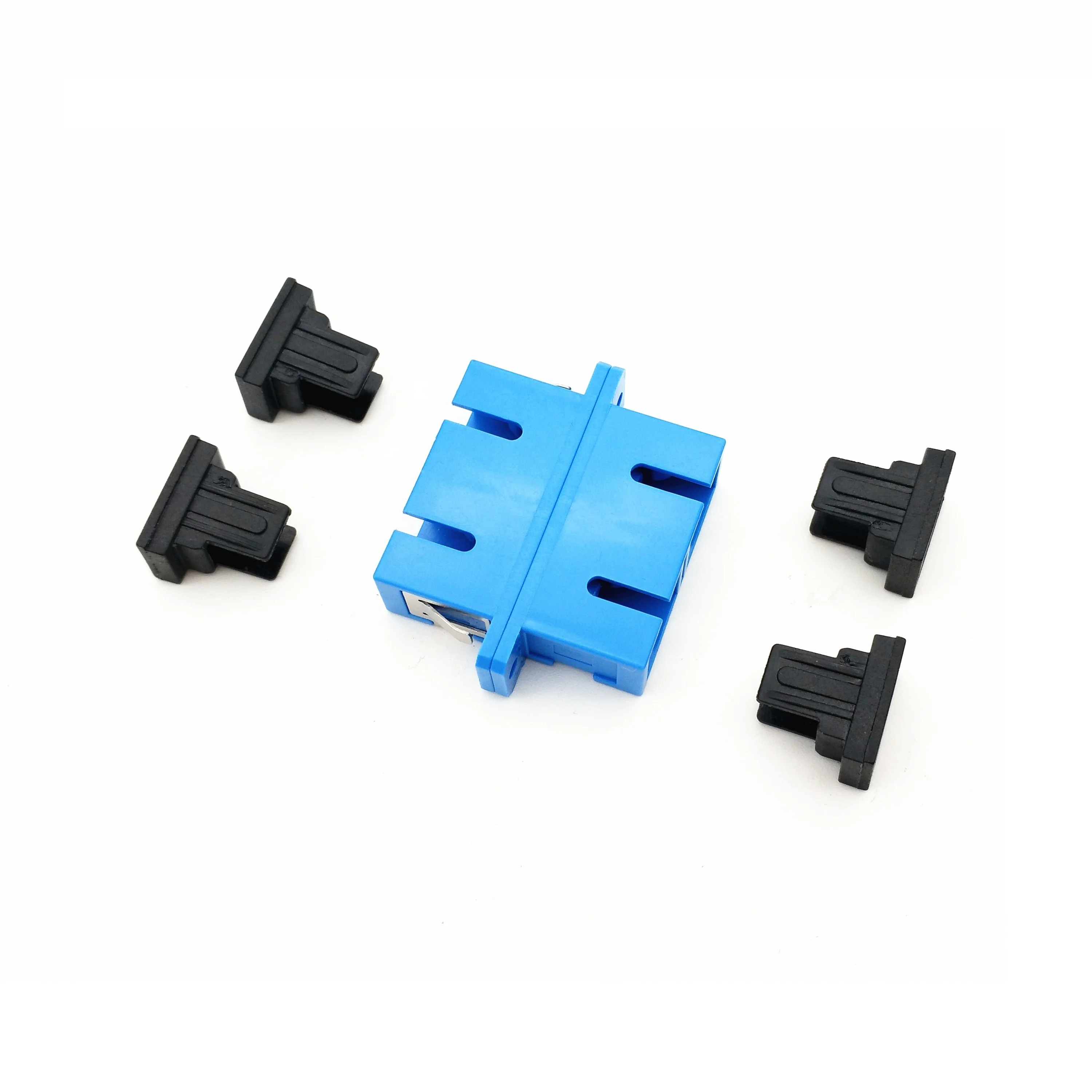 SC UPC Optic Fiber Adapter Single Mode Duplex FTTH SC UPC Fiber Connector Coupler