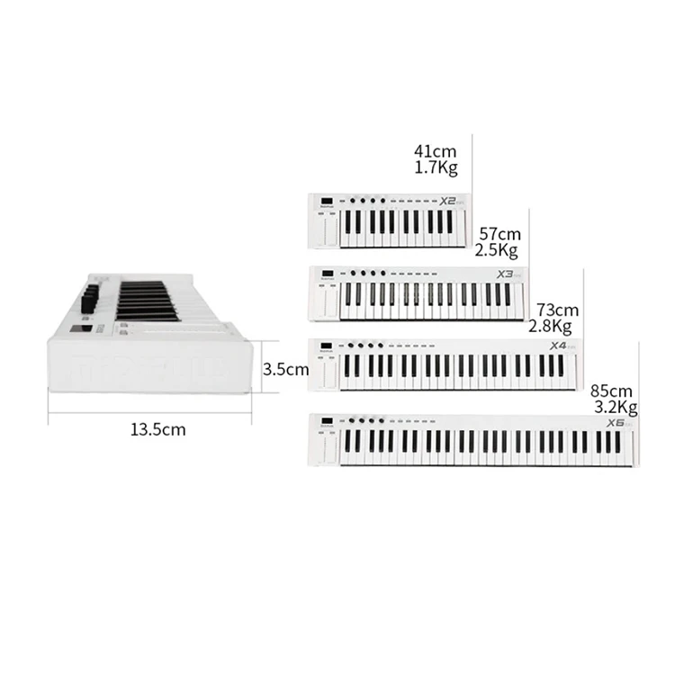 MIDIPLUS X2 mini Tech-Savvy Professional Electronic Piano 25-Key Midi Musical Instrument High-Performance Keyboard Controller