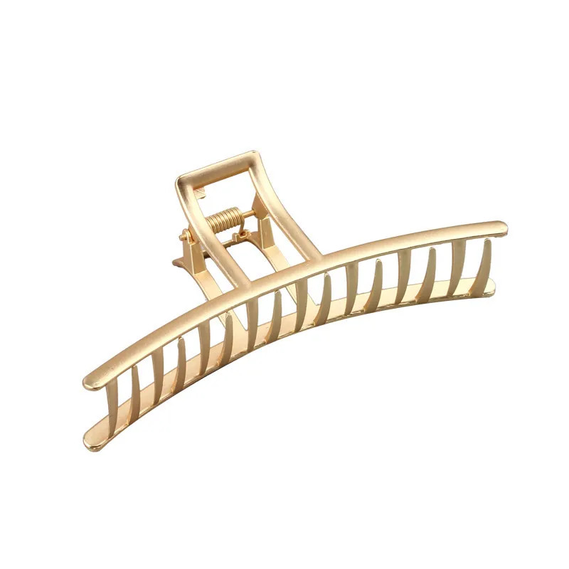 South Korea Dongmen Feminine Hair Clip Back Head Shark Clip Premium Headwear Wholesale Metal Grip Clip