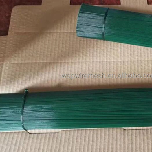 22 Gauge PVC Coated Straight Wire Artificial Flower Making Floral Stem Wire