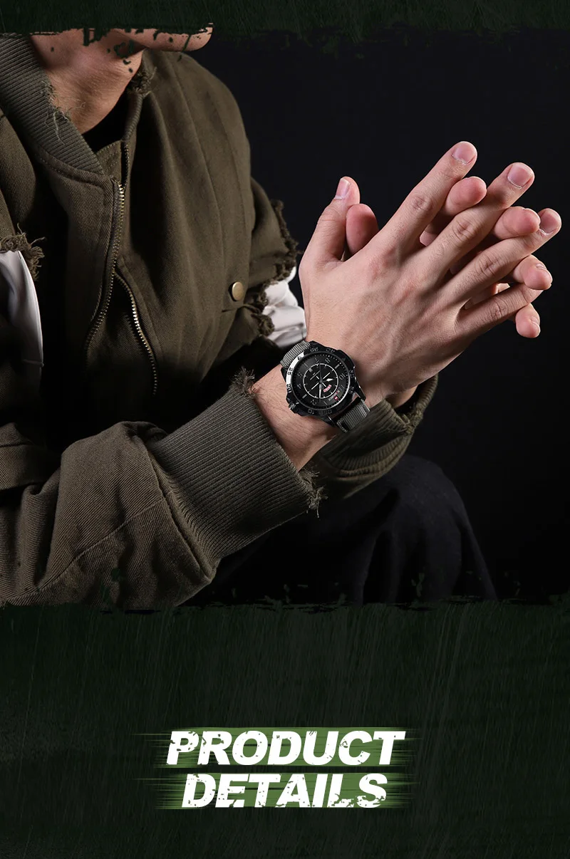 NAVIFORCE 9204N BBGY Hot selling Casual Nylon Strap quartz watches mens original brand factory Date wristwatch waterproof clock