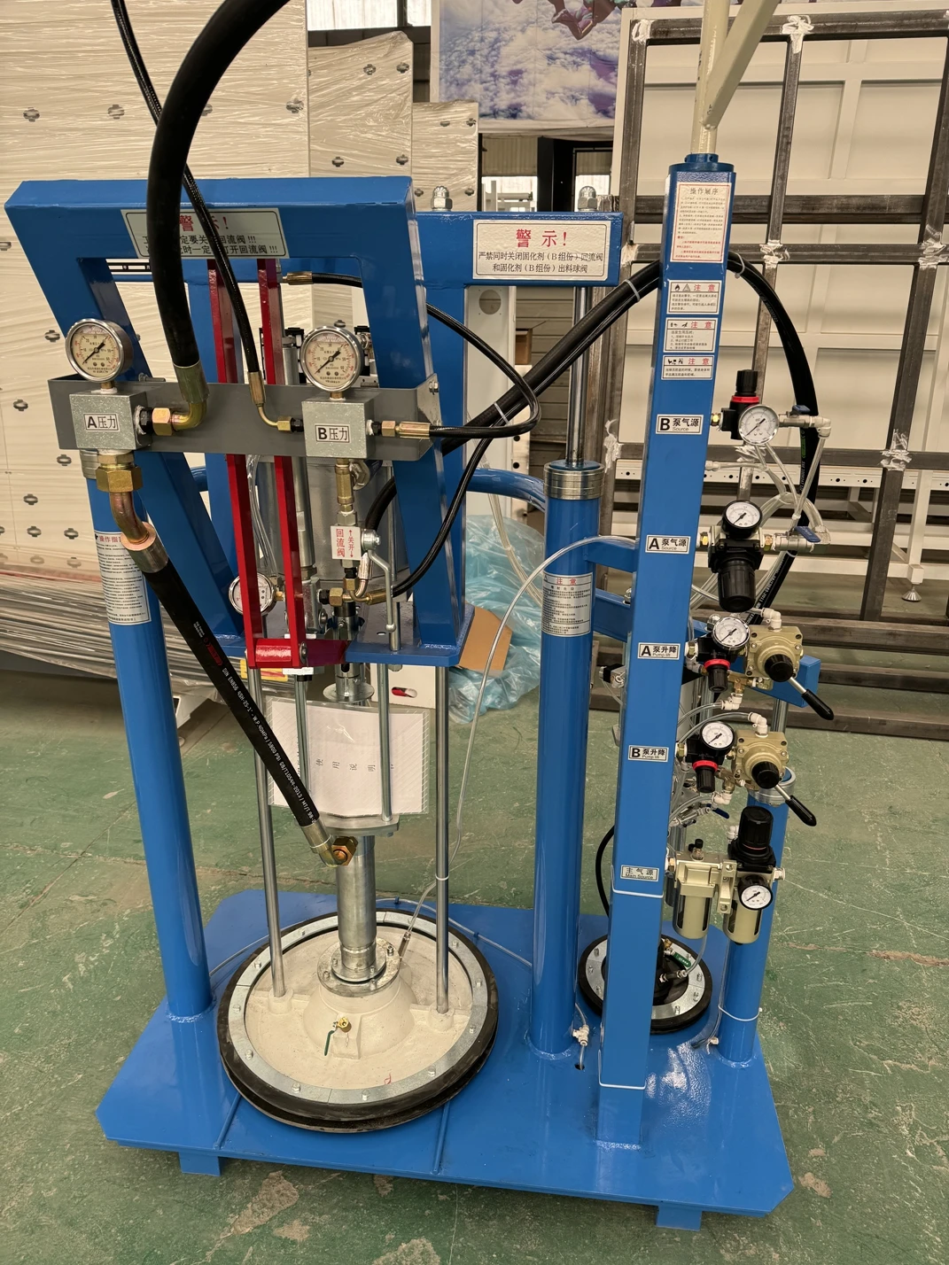 Two Component Glue Machine for Insulating Glass Sealing Two Component Extruder Machine