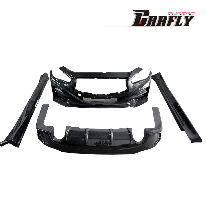 Impul style Fiberglass and Carbon fiber honeycobm Body Kit For Infiniti Q50 2014+