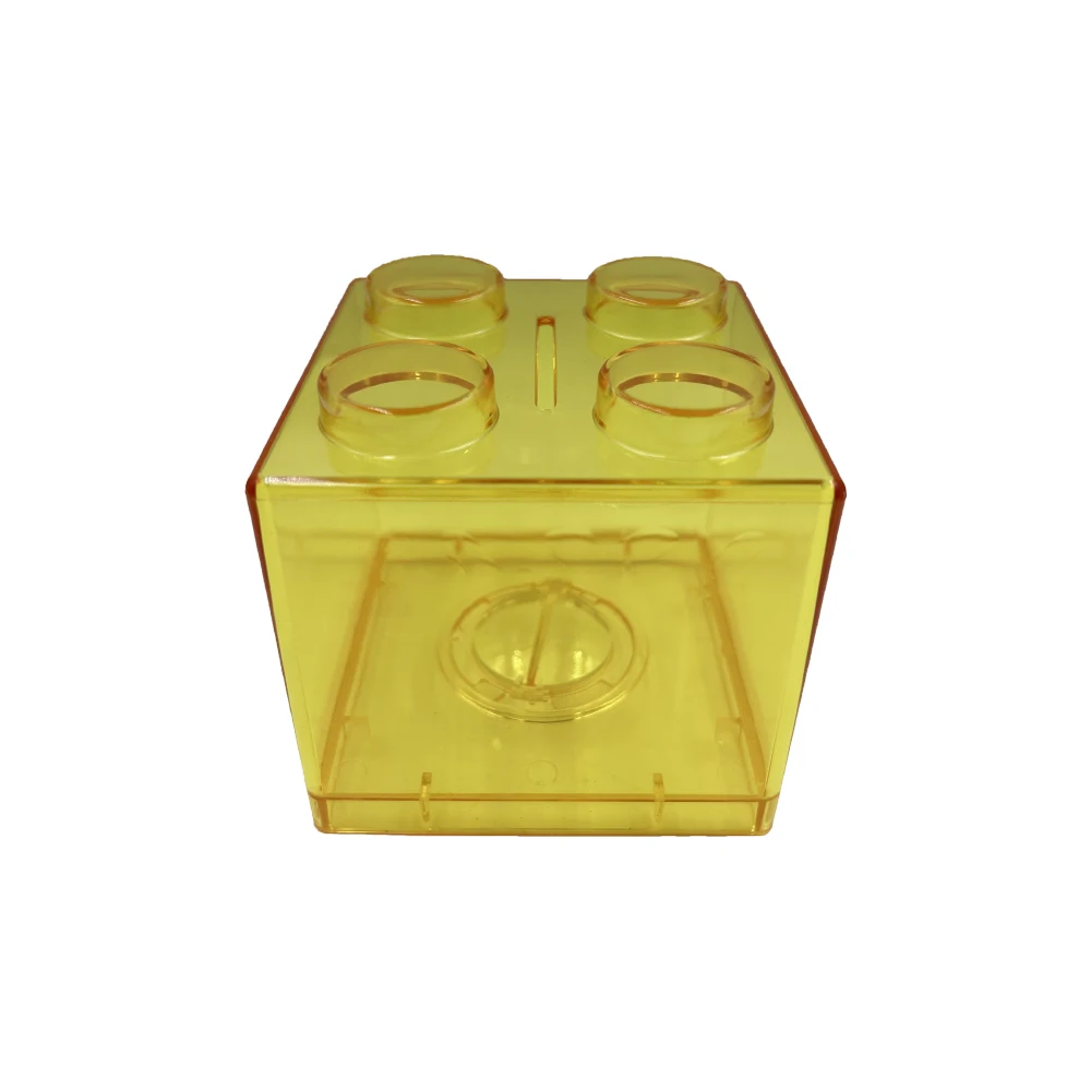 Children Coin Storage Bank Piggy Bank for Girls Clear Safe Box for Money Custom Funny Plastic Promotional Gifts Building Block