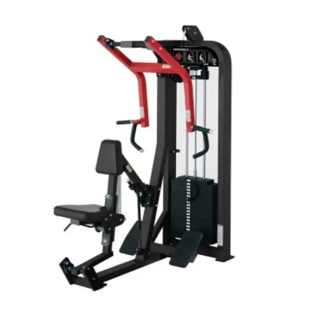 LHM05 Hot Sale Bodybuilding Pin Load Selection Machine Hammer Pin Loaded Fitness Gym Equipment Seated Rowing Machine