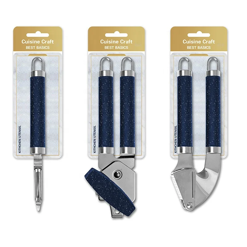 Wholesale new Kitchen tool and gadget Fruit and vegetable sets peeler garlic press can opener