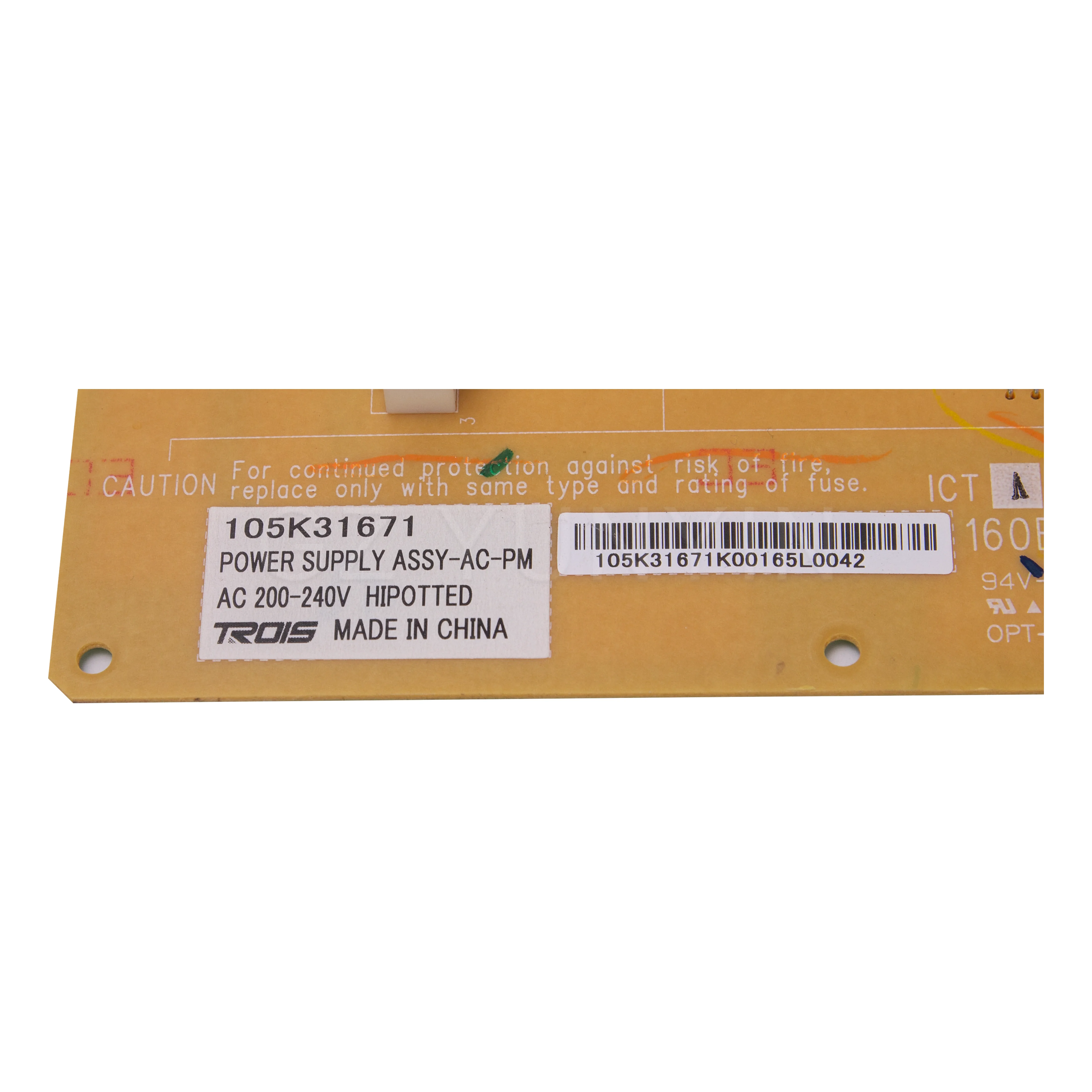 OEM Circuit board 105K31670 105K31671 105K31672 AC Power Supply Assembly for Xeroxs V2100 V3100 V4100 Printer MotherBoard Part