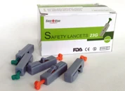 Twist top lancet Disposable Stainless steel Blood lancet needles