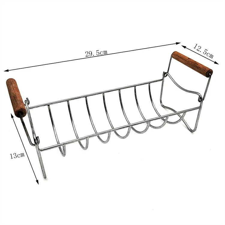 BBQ Rib Racks for Grilling and Smoking,Rib Racks for Big Green Egg, Turkey Roaster Rack.