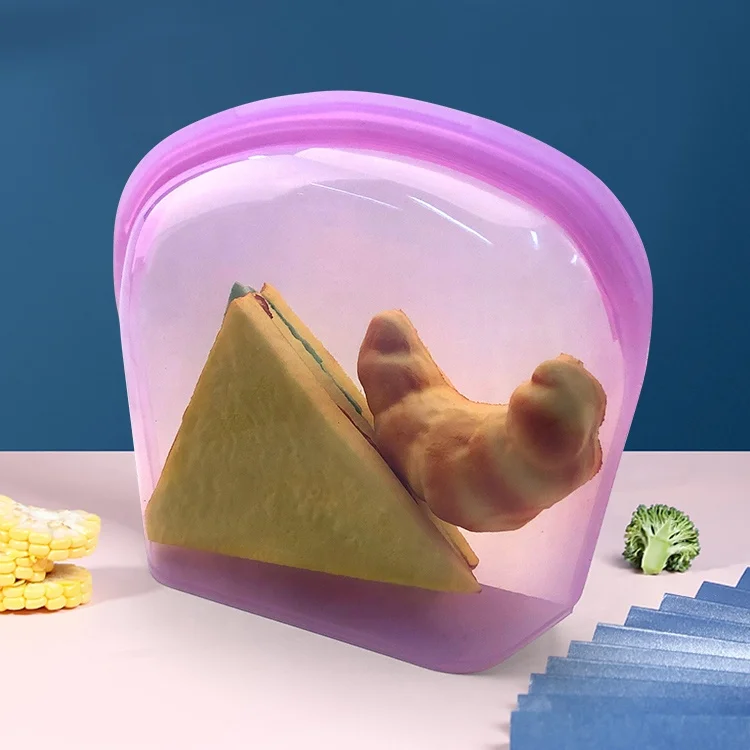 3500ML Pure Platinum Large Silicone Bag Sous Vide Meal Prep Vacuum Container Freeze & Organize Meat Poultry in Portion Sizes