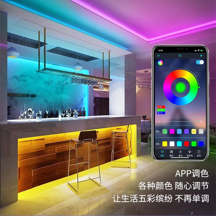 Гарантия yearsl Светодиодная лента в погоне за адресуемыми RGB пиксельными умными гибкими водонепроницаемыми волшебными красочными светодиодными полосами