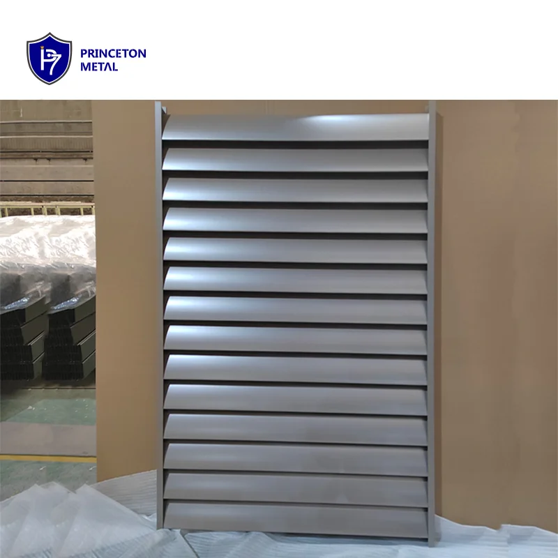 Privacy Aluminum Window Awning Louver Sunshade Blade  Waterproof Window Awning Fence Panel For Project
