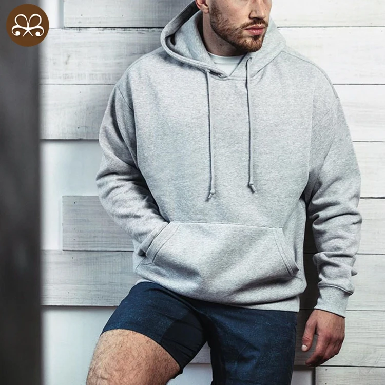 Luxury Quality Wholesale Manufacturer Pull Over Men Long Sleeves Plain Hoodie