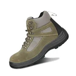 Кожаные мужские стальные ботинки на заказ, рабочие защитные ботильоны