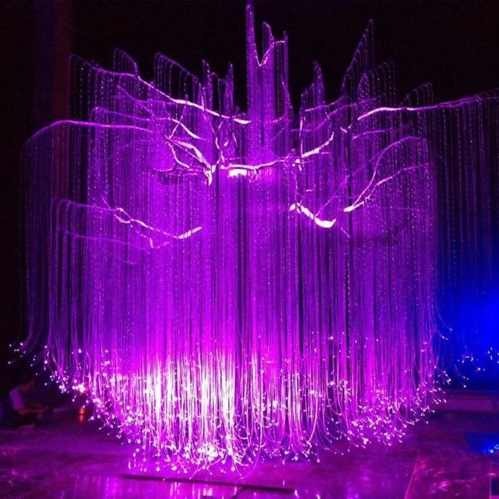 side spark fiber optic light kit for christmas tree decorations