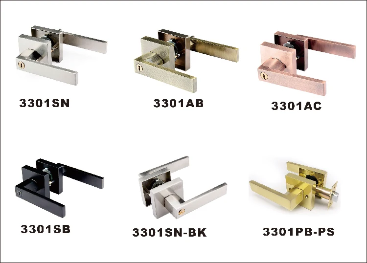 Aluminium Door Handle Plate Simple Style New 2021 Door Handle Plate Key Lock multi point lock