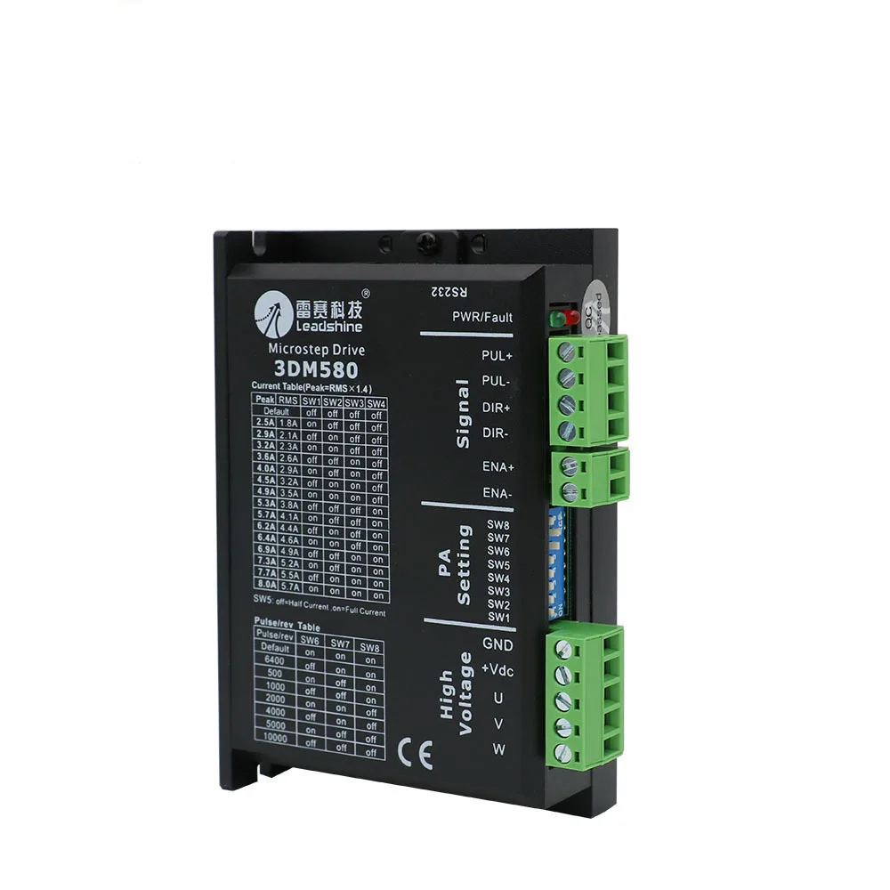 QDLASER Leadshine 3-Phase Stepper Motor Driver 3DM580