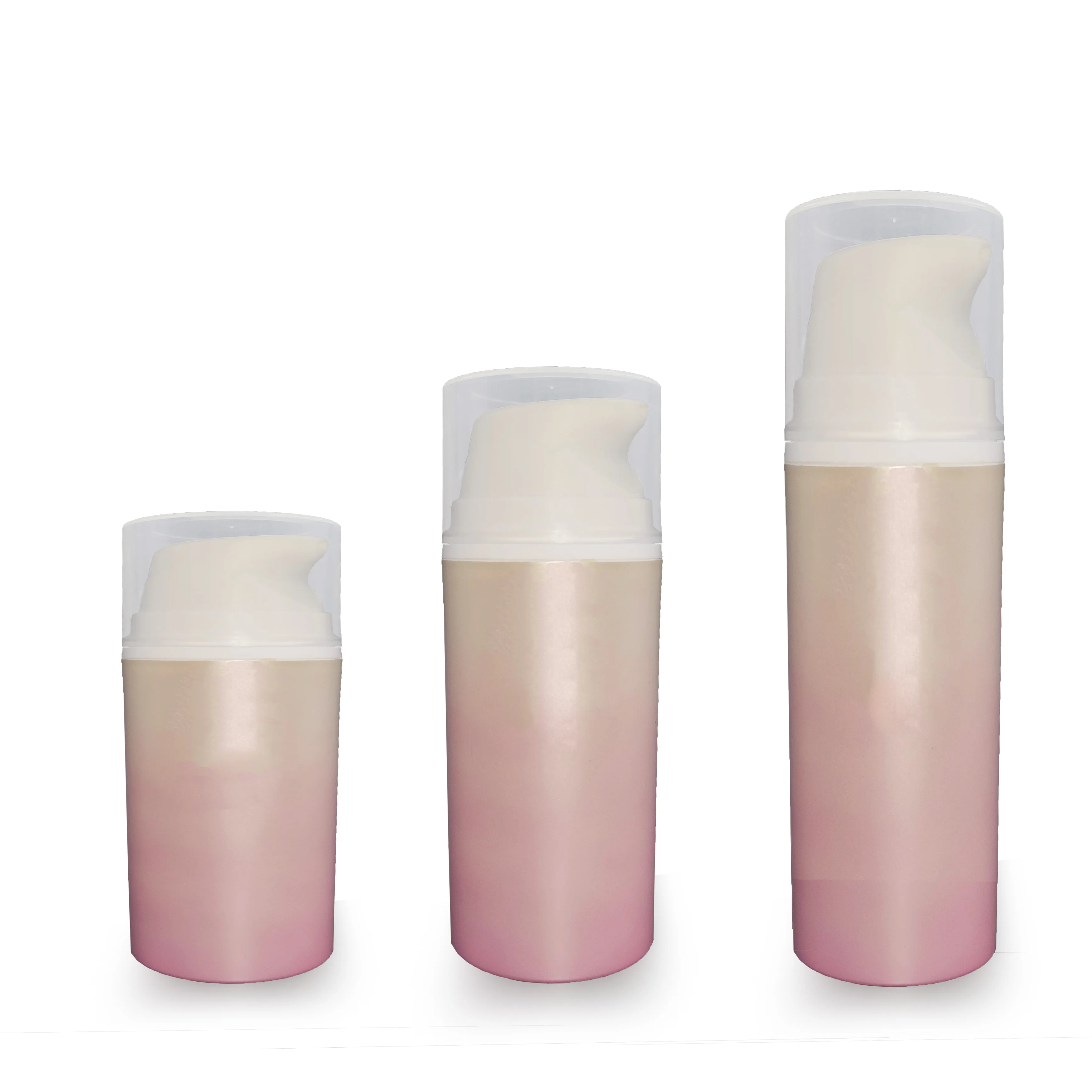 30ml,50ml,100ml,120ml,150ml replaceable airless bottle airless lotion pump bottles plastic customized PP wholesale manufacturer