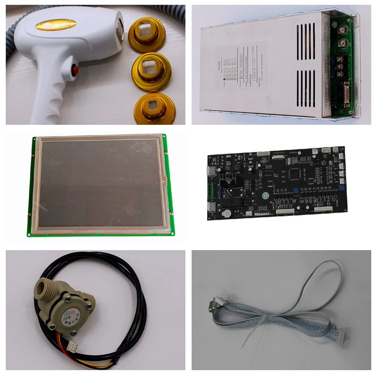 808nm Diode Laser Handle/handpiece IPL SHR hair removal machine spare parts