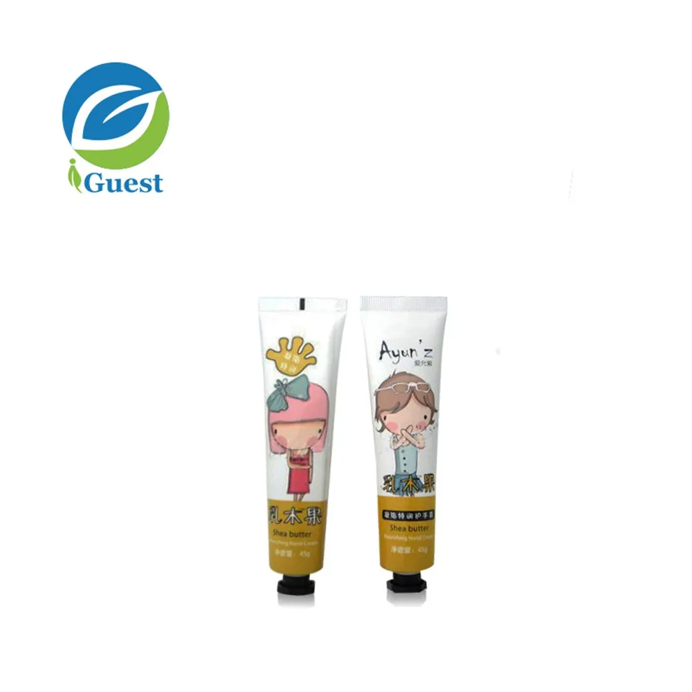 
Cosmetic tube manufacturers wholesale hand cream aluminum metal tubes for hand cream with with octagonal mushroom caps 