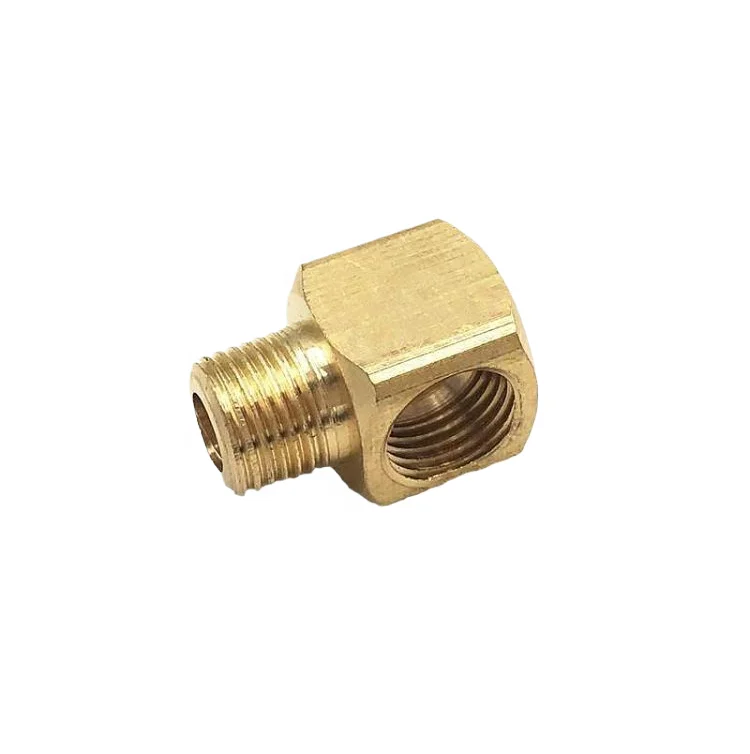 Hot Sale  Customized Size  NPT 90 Degree Brass Threaded Elbow Pipe  Fittings