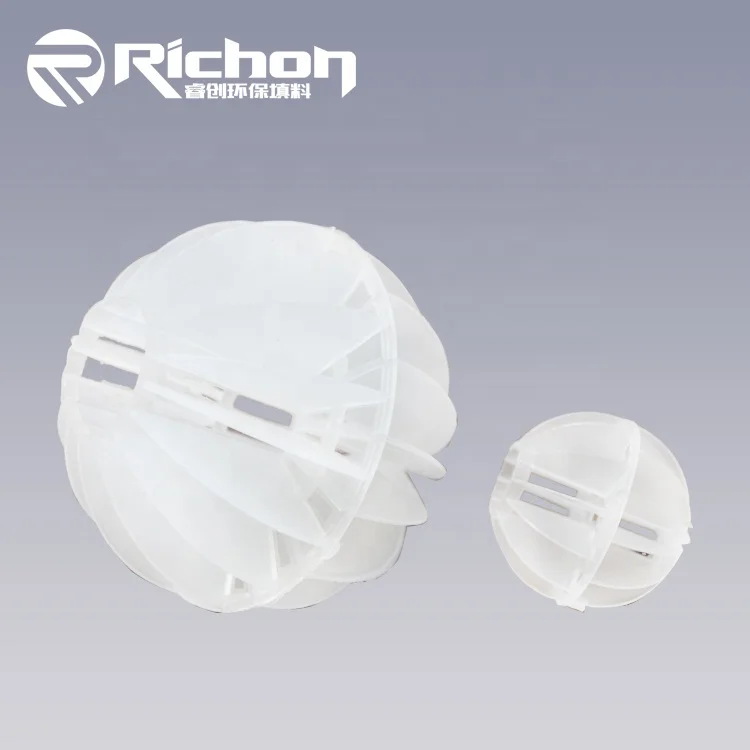 Plastic PP Polyhedral Hollow Ball For Sewage Treatment