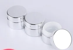 5g silver gold cosmetic cream nail jar with uv covering for eye cream