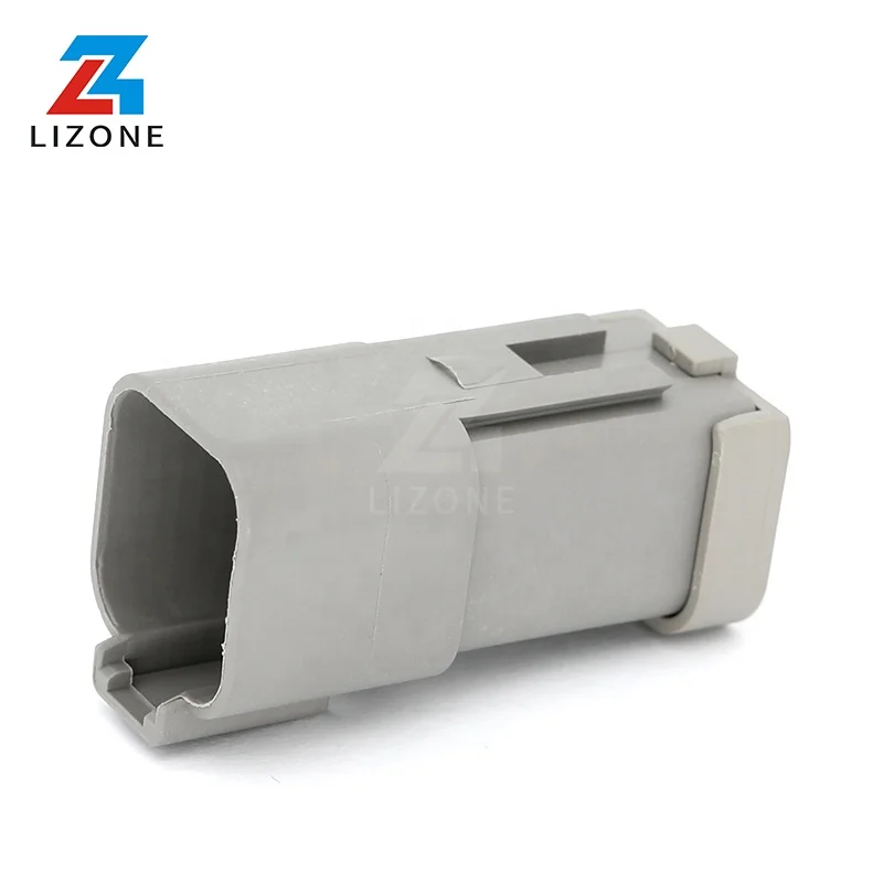 DT04-6P-E003 6 pin male Deutsch dt series automotive waterproof wire connector with end cover