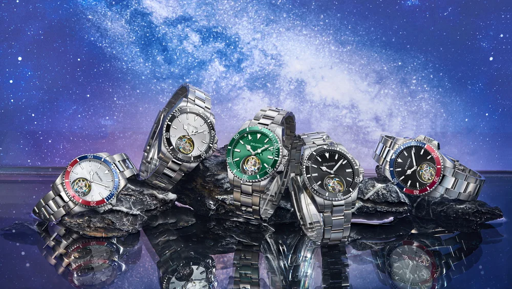 ENLOONG Marine Manual Mechanical Watches Custom Logo Brand Dial Waterproof Tourbillon Wrist Watches