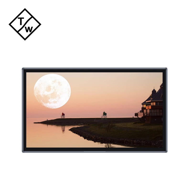 23.6 inch LCD Panel Full HD Touch Open Frame Monitor Metal Case