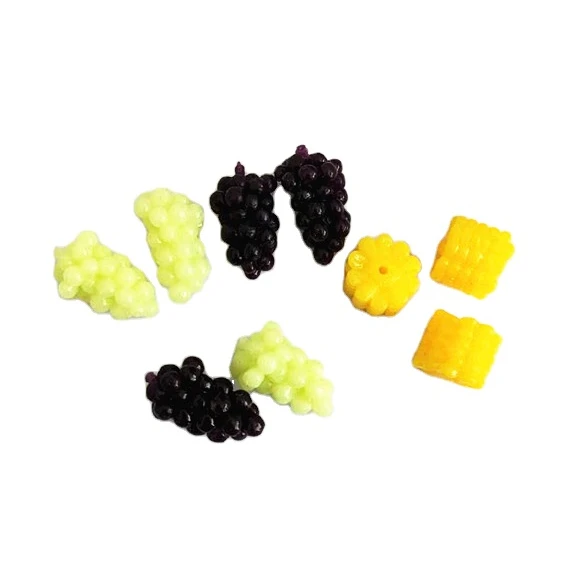 TPR material simulation fruit grape corn DIY slim accessories food and play accessories
