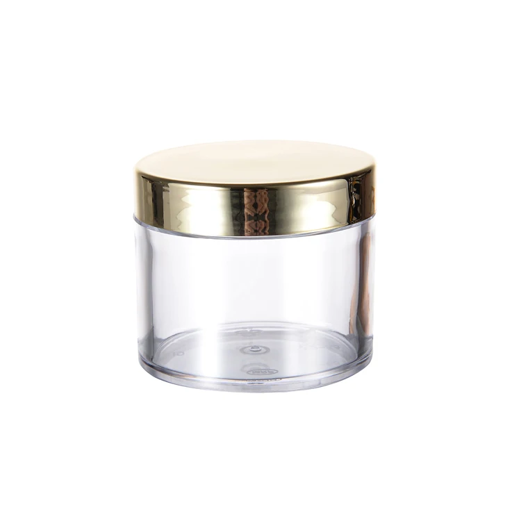 5g 7g 15g 20g 30g 60g 120g 300g Nail Dip Powder Jar 10oz Art Glitter Plastic Jars with Gold Lid