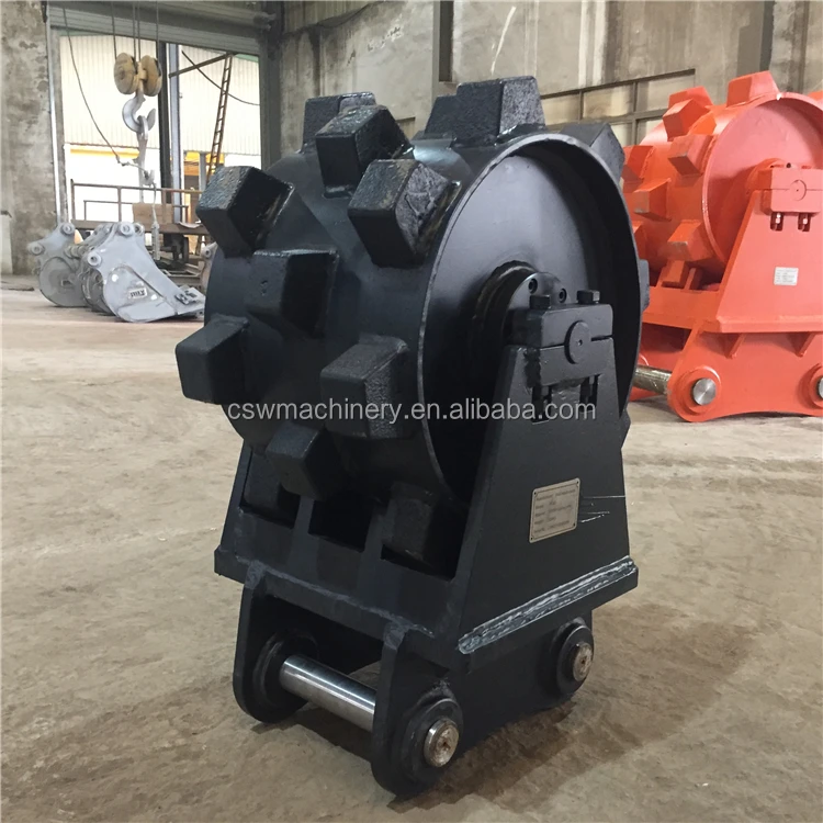27 - 35 Ton Excavator Compactor Wheel for JCB John Deere Compaction Plate Factory Direct Compact Dredge Wheel