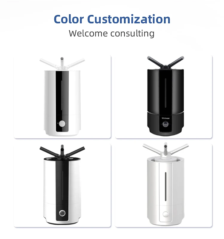 RUNAL Smart OEM 12L 13.5 L 15L 15 Liter 50Hz 4 Head 4Head Kc Commercial Cool Mist Maker Atomizing Fogger Ultrasonic Humidifier