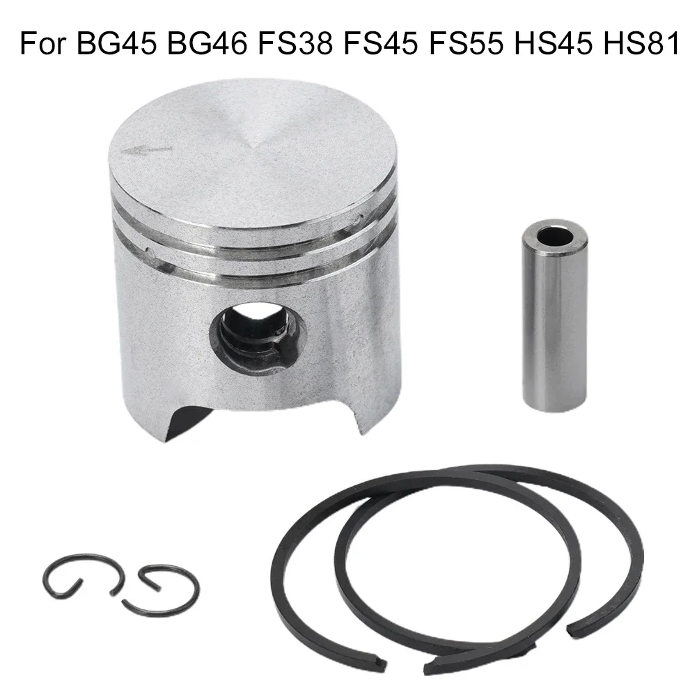 34mm Piston Kit Stihl BG45 BG46 FS38 FS45 FS55 HS45 HS81 Rings Wrist Pin Replace Trimmer Blower Garden Power Accessorie