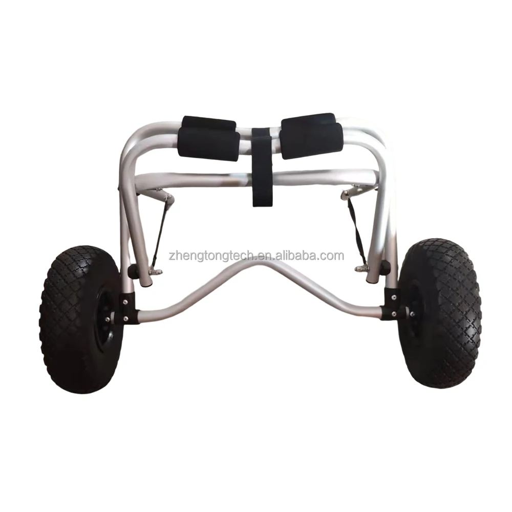 Aluminum kayak/canoe carrier trolley cart