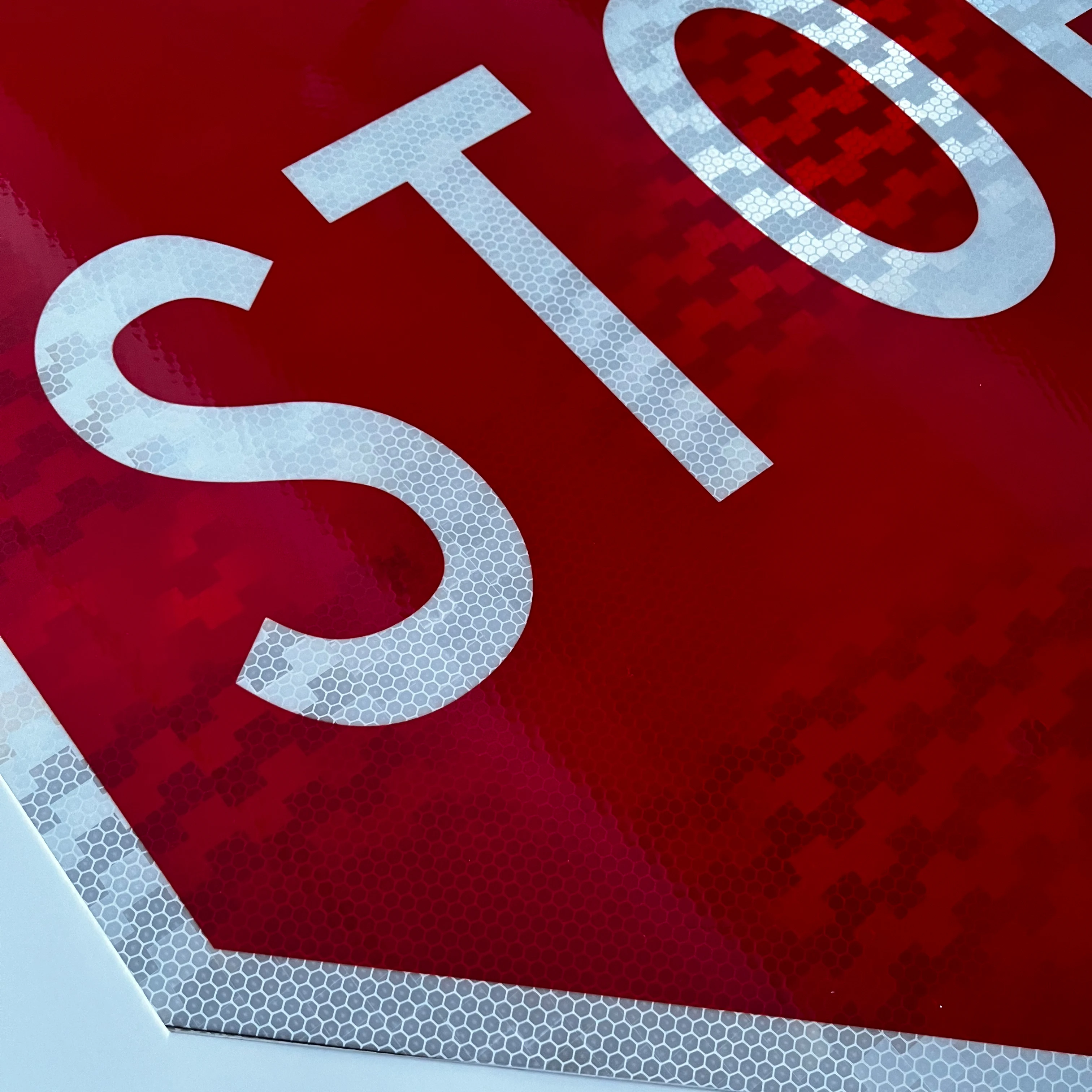 Custom Octagon Stop Sign Board Traffic Stop Sign Board Silkscreen Printing Traffic Control/roadway Safety for School Bus