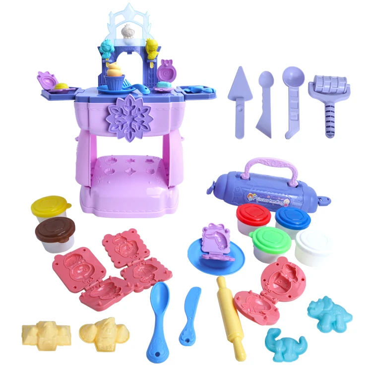 Playdough Slime Clay For Kids DIY Noodle Making Set Eco-Friendly Plasticine Toy