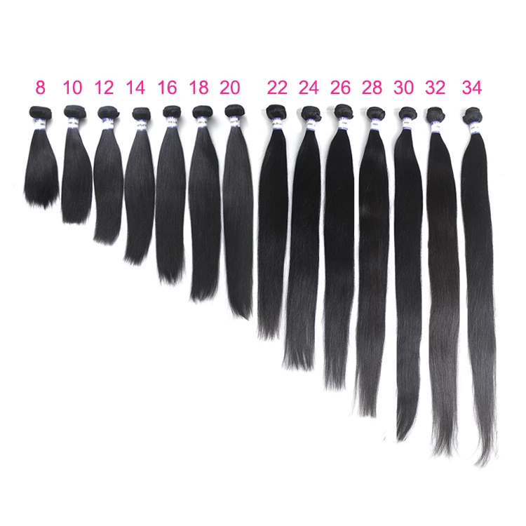Wholesale Peruvian Double Drawn Human Hair Weave Bundles, Asian Virgin cuticle aligned bone straight human hair weaving
