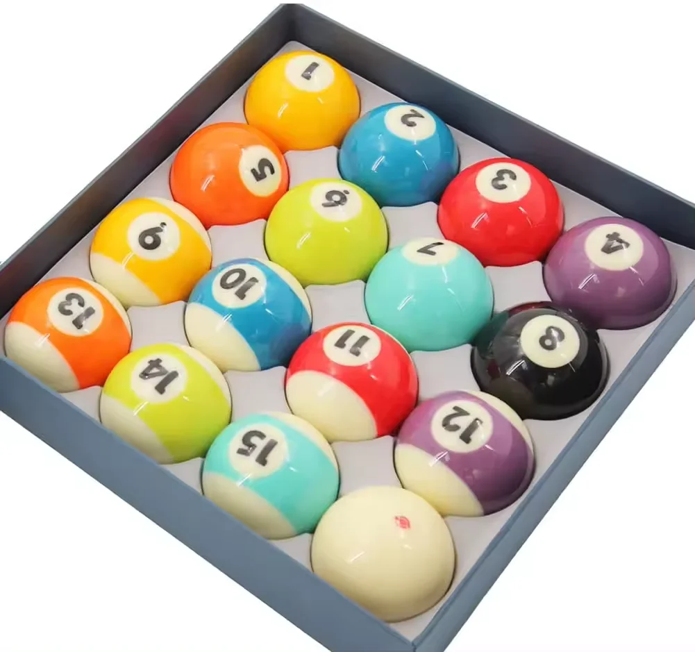 hot sales snooker pool billiard ball set 52.7mm billiards 8 ball with cheap price Pool Billiard Ball Set
