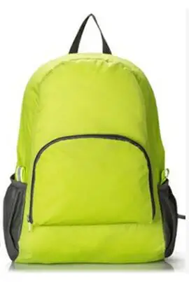 Promotional Cheap Outdoor Travel light Folding Back Pack Polyester Foldable Backpack In Stock