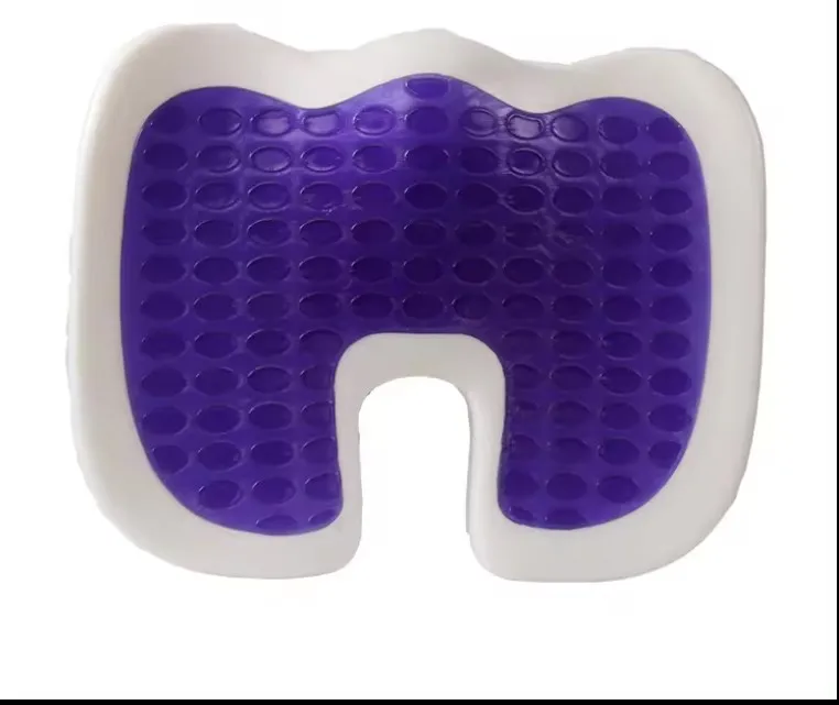 New Product Office Chair Cool Gel Memory Foam Pillow Cushion Contour Lumbar Seat Cushion for Office Use