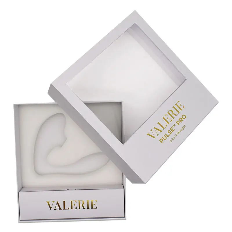 GMI Wholesale sex toys storage gift boxes custom logo packaging adult products Lid and Base paper boxes with black foam